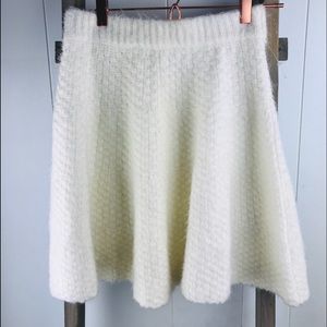 Lovers + Friends White Sweater Skirt size S